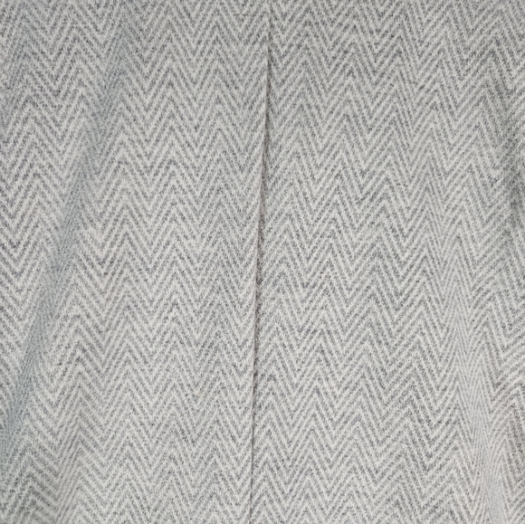 NWT Staccato Womens Large Pea Coat Trench Gray Herringbone Single Button Pockets - Picture 10 of 10